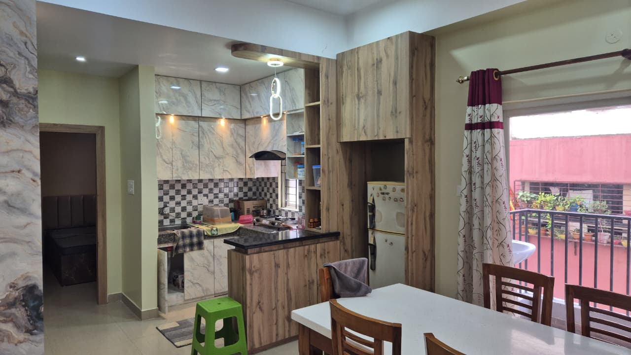Fully Furnished 3bhk in Six Mile, Guwahati, Assam, India for Rent